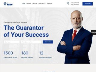Lawyer Firm Website Design Development in Estonia