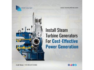 Experienced Steam Turbine Service Providers in India | Nconturbines