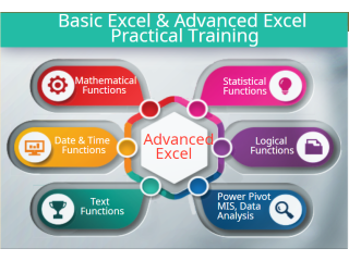 Advanced Excel Training Course in Noida, Sector 1, 15, 2, 3, 16, 63, SLA Institute, VBA, SQL Certification,
