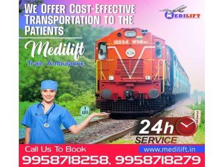 Obtain a Highly Developed Medical Emergency Train Ambulance Service in Delhi