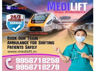Obtain Medilift Train Ambulance Service in Kolkata with Superlative ICU Support