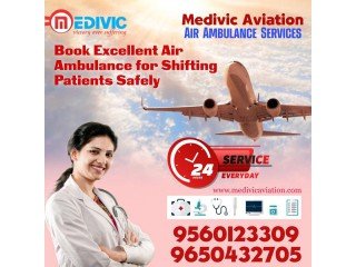 Use Full ICU Configured Air Ambulance Service in Patna by Medivic