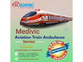 Utilize Top-Grade Emergency Train Ambulance Service in Guwahati by Medivic