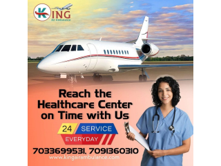 Most Reliable Charter Aircraft Air Ambulance Services in Ranchi by King