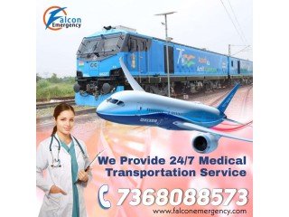 Falcon Train Ambulance in Patna is the Provider of Comfort during the Journey