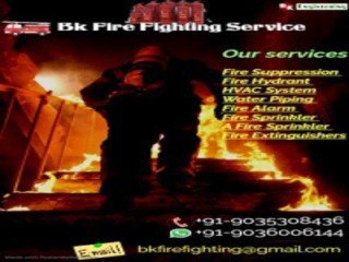 Get The Best Fire Fighting Services in Hyderabad by BK Engineering at a Reasonable Price.