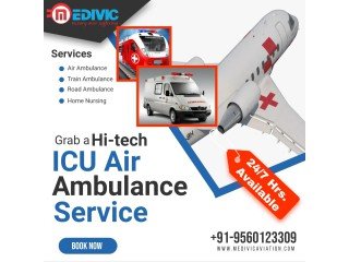 Book Air Ambulance Service in Kolkata via Medivic at a Cheap Amount