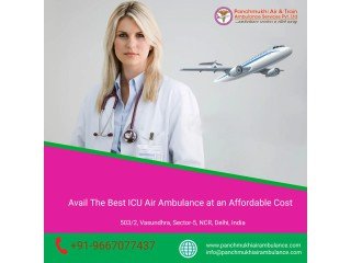 Take on Rent Panchmukhi Air Ambulance Service in Delhi with Life Saver Medical Tools