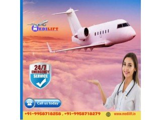 Avail Medilift Air Ambulance in Delhi for Impeccable Healthcare Solution with Medical Team