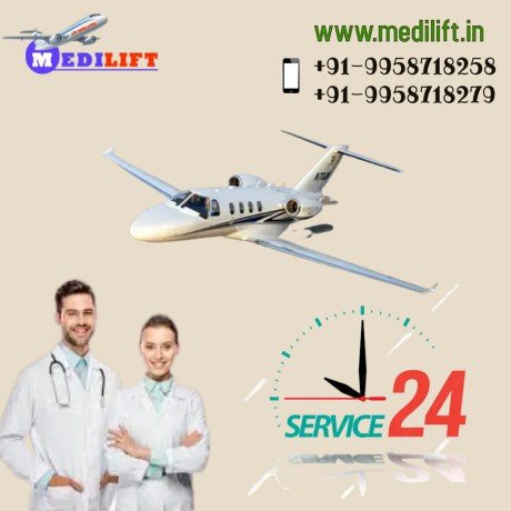 get-a-convenient-and-secure-air-ambulance-service-in-gorakhpur-by-medilift-for-a-safe-transfer-big-0