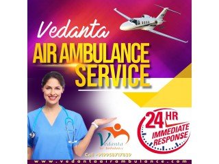 Vedanta Air Ambulance Service in Hyderabad with a Responsible Medical Crew