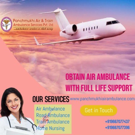 take-on-rent-panchmukhi-air-ambulance-service-in-raipur-with-paramedical-unit-big-0