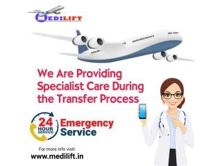 Take Air Ambulance in Chennai with All Certified Medical Setup by Medilift at an Inexpensive Charge
