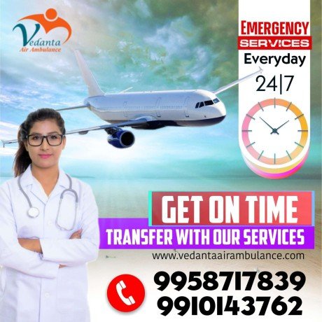 vedanta-air-ambulance-service-in-patna-with-skilled-medical-crew-big-0