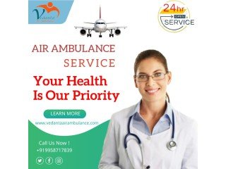 Vedanta Air Ambulance Service in Lucknow with Well-Experienced Medical Team