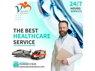 Vedanta Air Ambulance Service in Bikaner with Well-Experienced Medical Crew