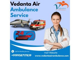 Vedanta Air Ambulance Service in Jabalpur with Pre-Hospital Treatment Facilities