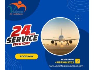 Pick Vedanta Air Ambulance in Patna with Trusted Medical Amenities