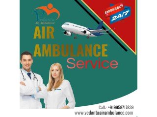 Vedanta Air Ambulance Service in Jodhpur with Top-Class Medical Facilities