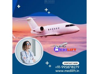 24 Hours Choose ICU Air Ambulance Service  in Chennai by Medilift with Skillful Medical Crew
