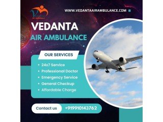 Use Vedanta Air Ambulance from Kolkata with Life-Sustaining Medical Services