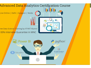 Best Data Analyst Course, Delhi,  SLA Institute, Power BI, Python, Tableau, Training Certification, Jan 23 Offer, 100% Job,