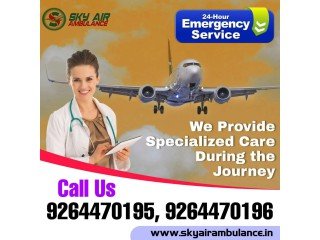 Sky Air Ambulance Service in Varanasi | Latest Equipment