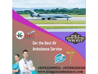 Hire Air Ambulance Service in Bagdogra by King with Well-Equipped Medical Panel