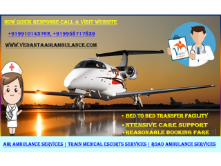 Shifting Seriously Ill Patient By The Vedanta Air Ambulance Service in Kanpur