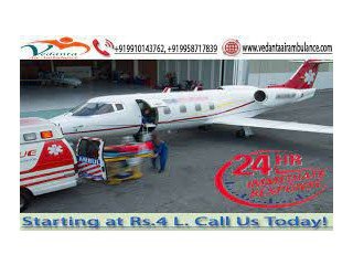 Hire The Top Air Ambulance Service in Purnia by Vedanta Air Ambulance