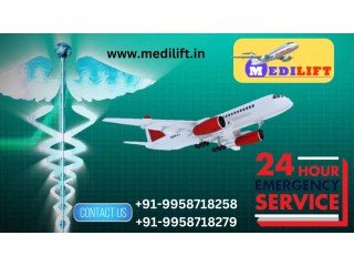 Book Air Ambulance Services in Nagpur by Medilift with Veteran Medical Care Team