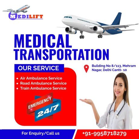 gain-air-ambulance-in-varanasi-by-medilift-with-a-100-satisfaction-guarantee-big-0