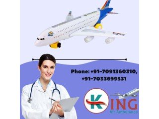 Choose a Highly Optimum ICU Air Ambulance from Delhi to Hyderabad by King