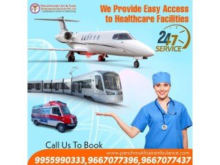 Hire Panchmukhi Air Ambulance Services in Guwahati with Medical Experts