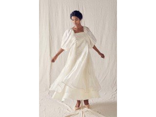 White Cotton Maxi Dress