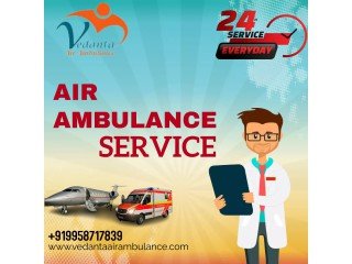 Get The Best Air Ambulance Service in Siliguri by Vedanta