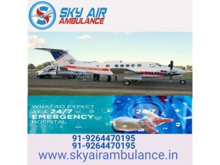 Sky Air Ambulance from Kolkata to Delhi| Safe and Sound Transportation