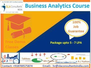 Enroll in SLA Consultants India's Business Analyst Certification for Guaranteed Job Placement