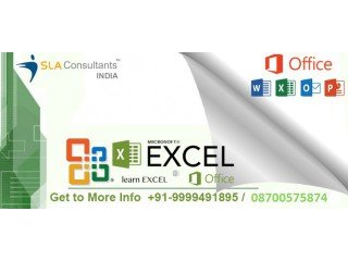 Best Institute for Advanced Excel Certification in Delhi with 100% Job Guarantee - SLA Consultants India