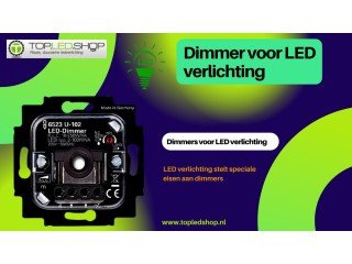 TopLEDShop biedt Dimmers voor LED verlichting