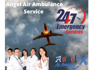 Hire Affordable Price Charter Aircraft Ambulance Service in Delhi by Angel