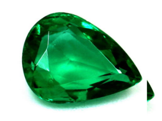 Find GIA Certified 0.98 cts Zambian Emerald Pear Gemstone for Sale Online