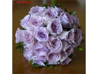 Online Flowers | Purple Roses Bouquets