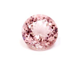 Shop 8.69 Carat Round Shaped Pink Morganite - GemsNY Christmas Sale