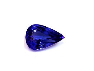 Purchase 3.42 Carat AAAA Pear Shaped Tanzanite Blue Stone - GemsNY Deals