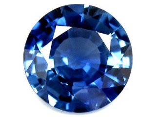 GIA Certified Untreated Sapphire Round, 1.39 carat, available at GemsNY