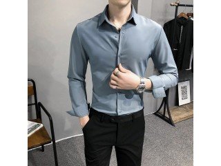 Men Business Formal Dress Shirt