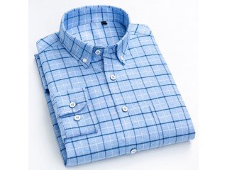 Fashion Brushed Checkered Plaid Shirt