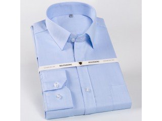 100% Long Sleeve Cotton Dress Shirts