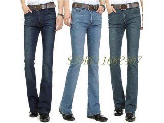 Business Casual Jeans Semi-flared Bottom Jeans